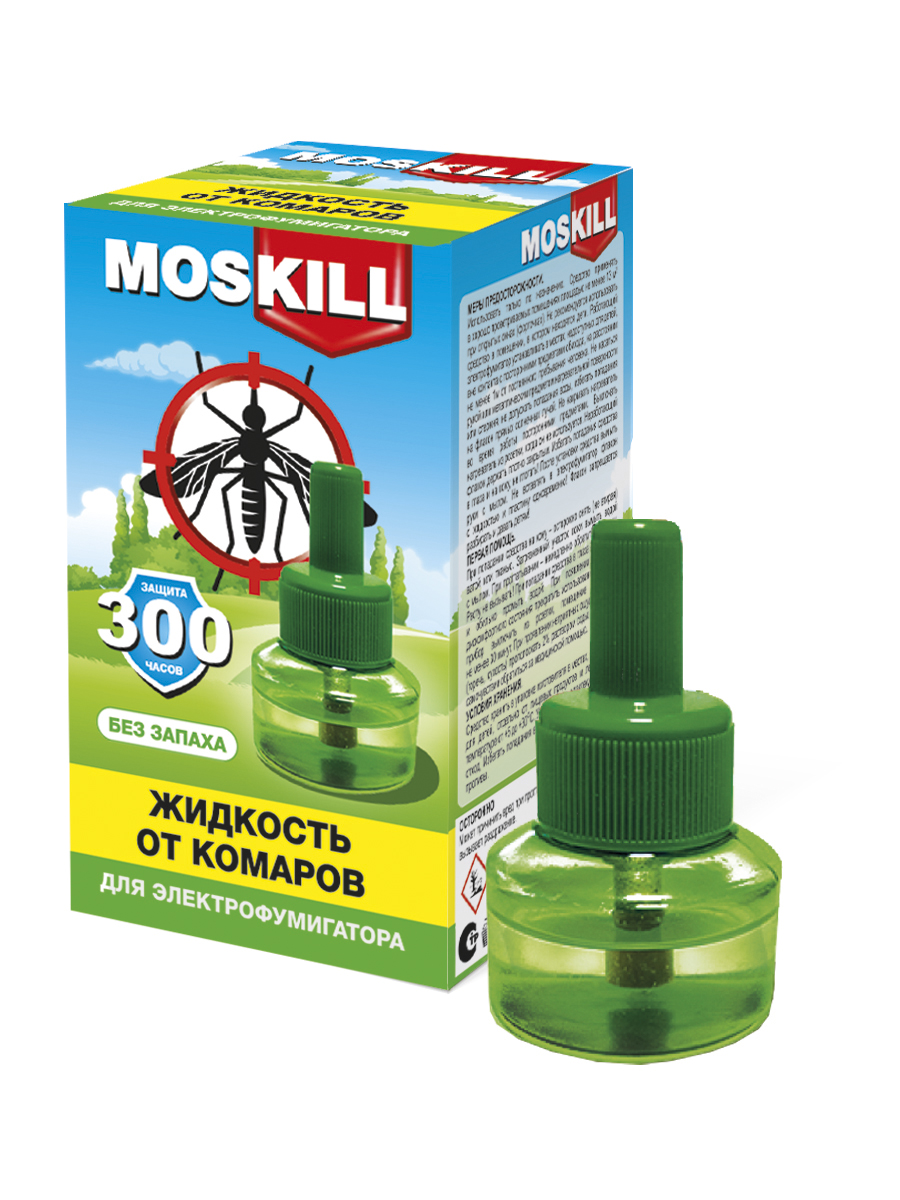 МОСКИЛЛ Жидкость для фумигатора от комаров 30 ml. art.071-051, 24 шт. в кор.